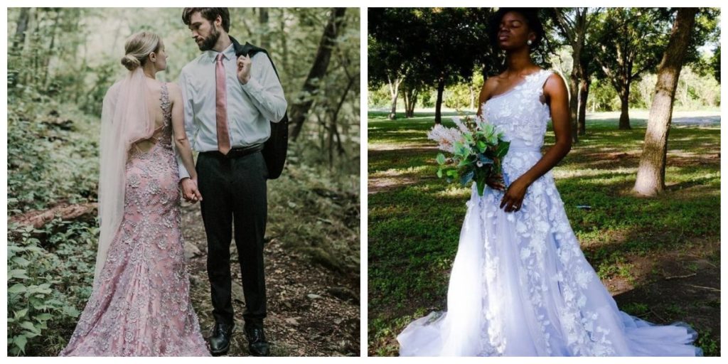 Talented Brides Who Created Their Own Dream Dress For The Big Day