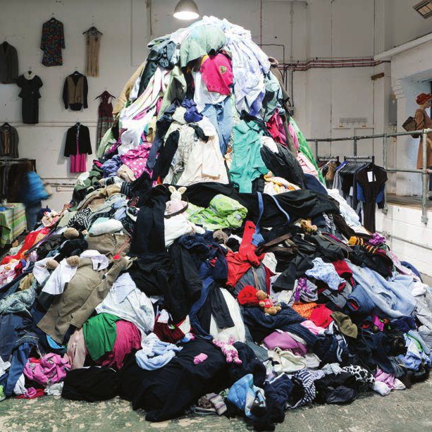 A mountain of discarded clothing confronted visitors as they entered.... |  Download Scientific Diagram